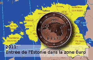 Pièce de 1 eurocent. Estonie